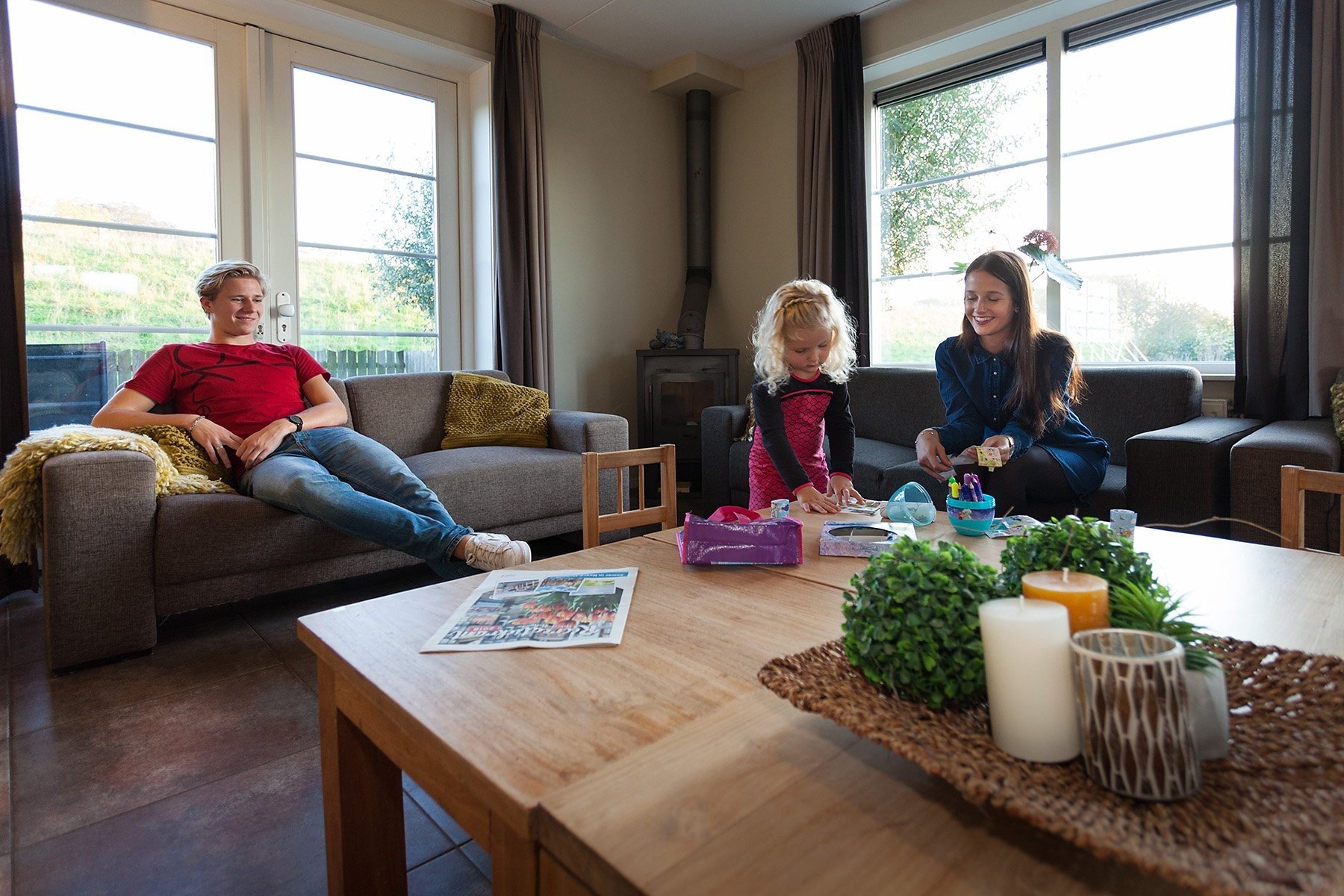 Sfeer vakantie IJsselhof