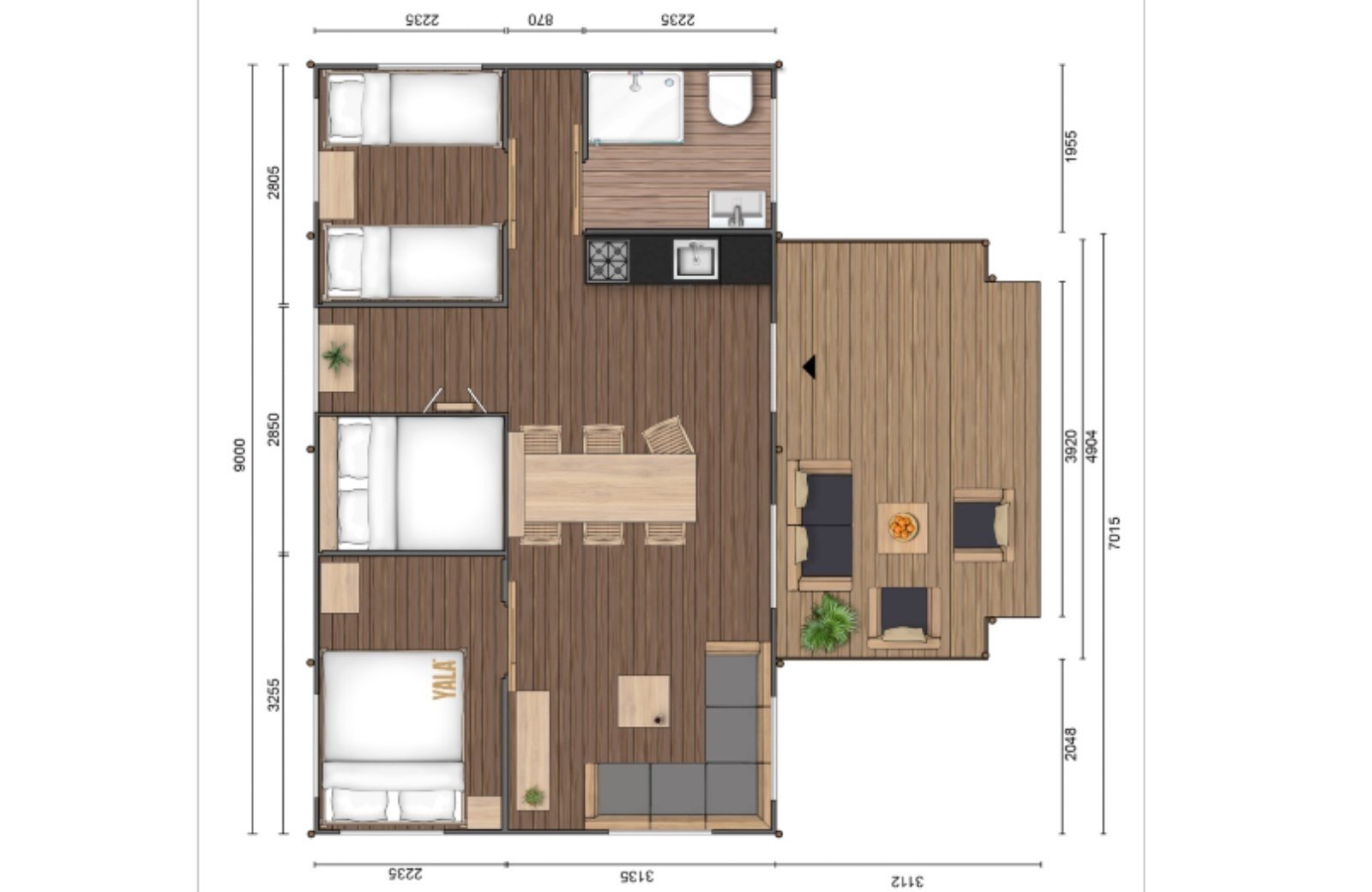 Plattegrond impala ijsselhof