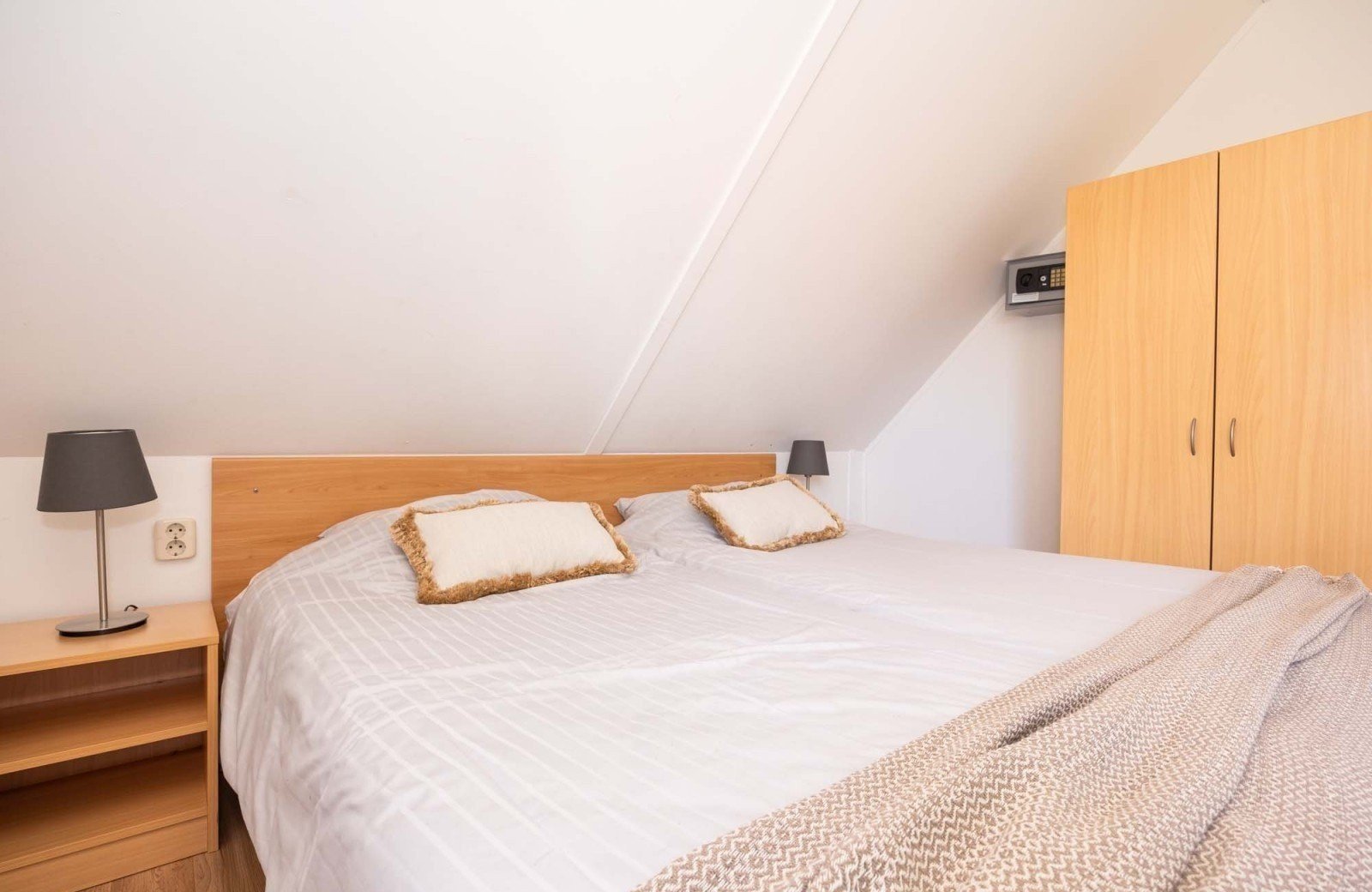 Slaapkamer vakantiehuis 12 personen ijsselhof