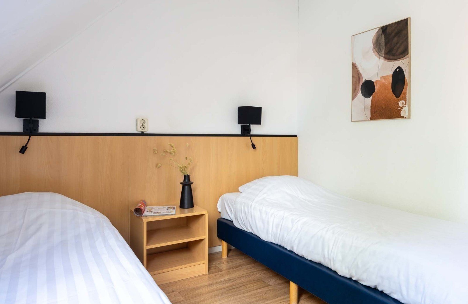 Slaapkamers vakantiehuis 12 personen ijsselhof